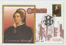 21/1/1997 UK GB FDC - The Great Tudor - Catherine Howard - Hampton Court Spec #1