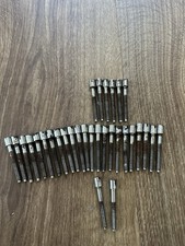 Vintage Trixon Slotted Tension Rods For Drum Kit 1959s/60s Spare Parts Job Lot