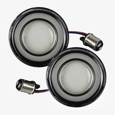 Eagle Lights HALOS 2" Front LED Turn Signals for Harley-Davidson® Motorcycles