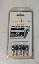 Trophy Ridge Slik Tip Points 5/16 100 gr. 6 pk. Archery Arrow Points