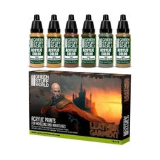 Green Stuff World Paint Paint Set - Leather Garment New