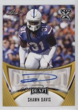 2021 Leaf Draft Auto Gold Shawn Davis #BA-SD1 Auto 19am
