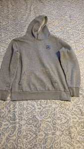 Converse Boys Gray Pullover Hoodie Long Sleeve Crew Neck Size L 12-13 Years