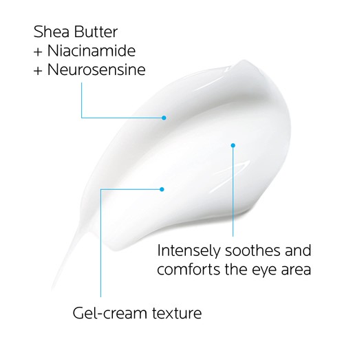 La Roche-Posay Toleriane Dermallergo Eye Cream Soothing Repair Moisturizer, - Picture 2 of 6