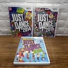 Just Dance 2014 2015 Kids Bundle (Nintendo Wii, 2015) Family Fun Exercise