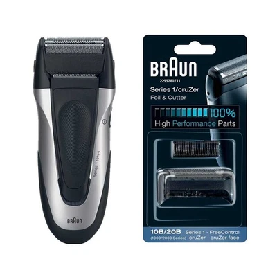 Per Braun 10B / 20B Confezione Foglio e Taglierina di Ricambio 1000 1735 Z50 Z30 Nuovo