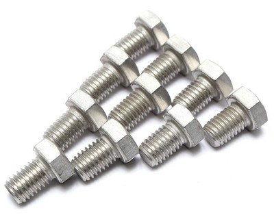 1/2''-13 x 3/4'' Stainless Steel Fully Threaded Hex Bolts, 10pcs