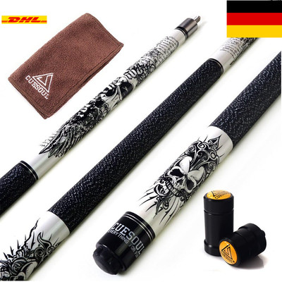 57 Zoll Ahorn-Queueset | Handgefertigte Welle | Edelstahl Gelenk