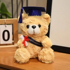 Graduation Gifts for Her, for Her Him Present Cute Bear with Scroll, Robe and H
