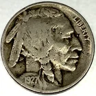 1927-P Buffalo Nickel 5C Fine (F) FULL DATE Philadelphia Actual Coin Shown -2120