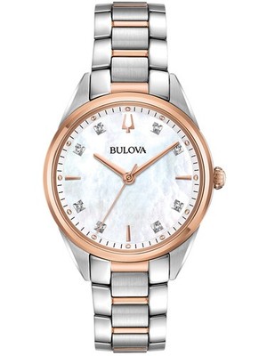Bulova 98P183 Klassik Damenuhr 34mm 3ATM