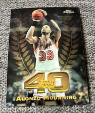 1997-98 Topps Chrome Basketball #T40-37 Alonzo Mourning - Heat