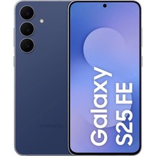 GEBRAUCHT - Samsung GALAXY S25 FE 128 GB Navy Dual SIM Smartphone Mobiltelefon