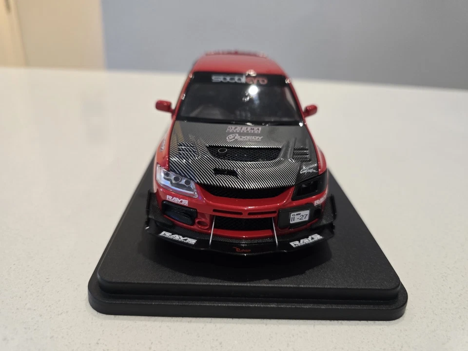 Coche diecast Fast & Furious Tokyo Drift escala 1:24 Sean's Mitsubishi Lancer... Foto 4 de 4