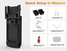 Foldable Under-Desk Treadmill For Home Use Remote-Controlled With LED Display