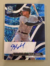 2021 Panini Spectra Blue Disco Kyle Isbel #11/35 Auto