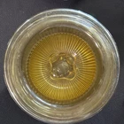 3 Vintage Federal Depression Glass Mixing Bowls Ribbed Amber/ Yellow