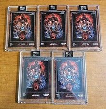 (5) 2025 Stranger Things Season 5 Topps NOW® Card With Boxes