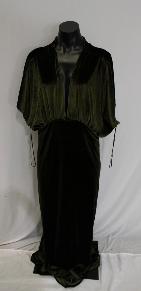 A-Line Green Velvet Dresses for Women for sale | eBay