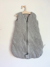 Yoofoss Sleep Sack 0-6 Mths Baby Quilted Wearable Blanket Sleeveless Gray Small