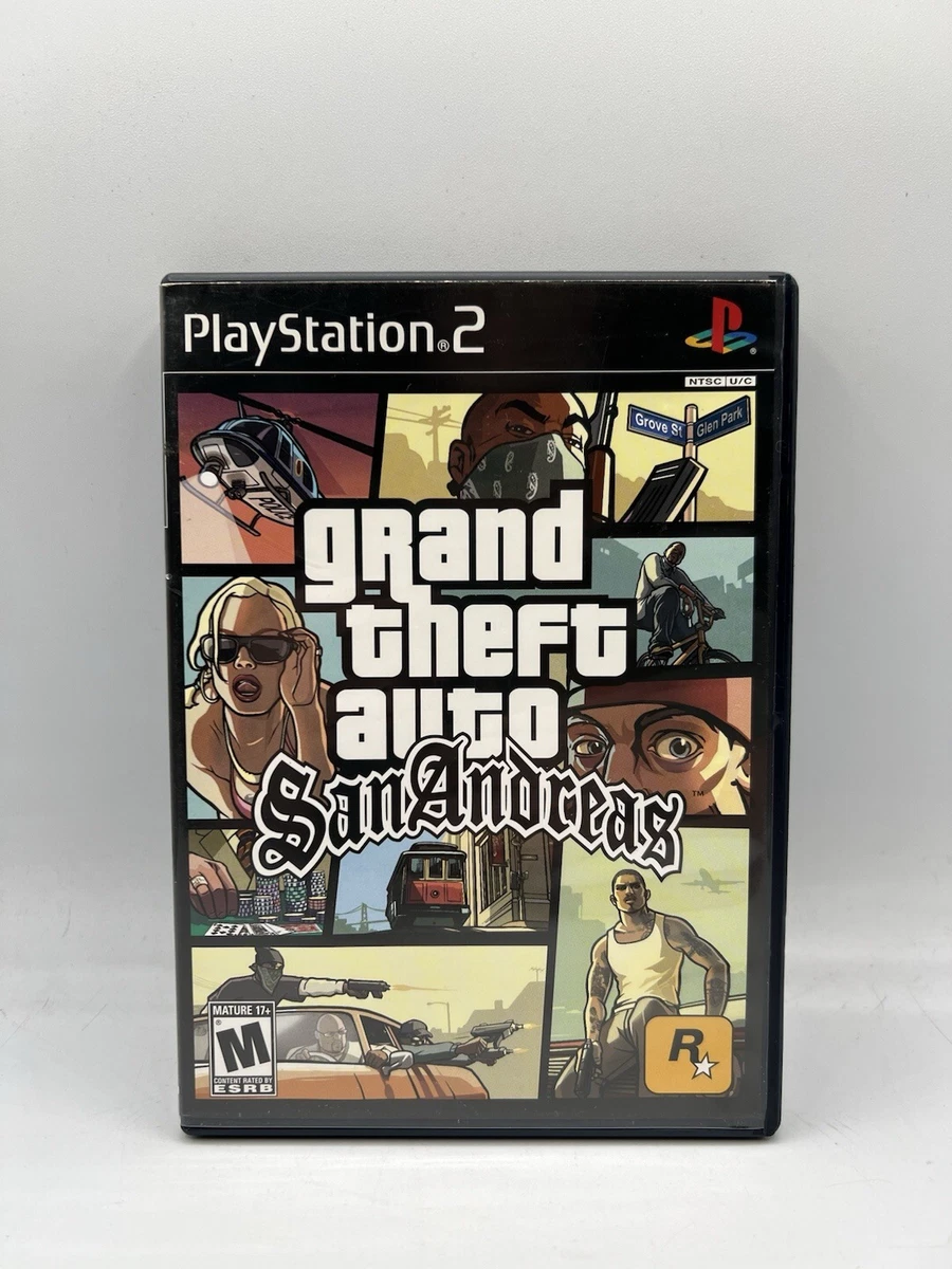 Grand Theft Auto San Andreas Sur Xbox Première Génération - PAL - Boîte Et Notice - État Correct