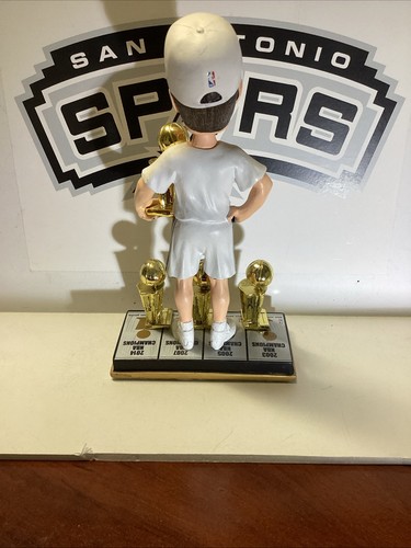 San Antonio Spurs 2014 Championship 4 Time Champion Manu Ginobili Bobblehead - Bild 2 von 5