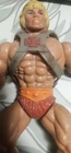 Vintage He-Man Toothbrush Set Figure Non-Articulated MOTU Loose