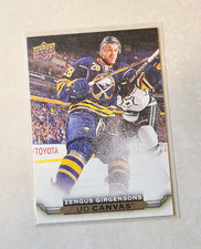 #C10 2015-16 Upper Deck Series 1 Canvas Zemgus Girgensons