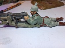 Lineol German Machine Gunner Soldier