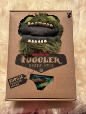 Fuggler Ugly Monster BUDGIE EDITION 9" Count Underoo Mcgoo Green Plush