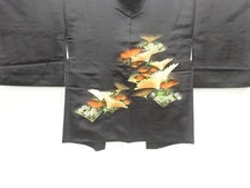 7643719: JAPANESE KIMONO JAPANESE HAORI / EMBROIDERY / KIKU