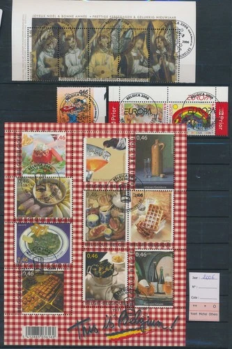 XE62333 Belgium 2006 FDC/souvenir cancels fine lot used