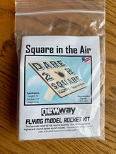 newway Flying Model Rocket Kit "Square in the Air- Dare 2B Square" NWY-16