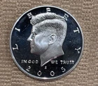 2005 S Proof Silver Kennedy Half Dollar