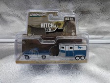 Greenlight Hitch & Tow Series 9 1972 Ford F-100 Truck & Horse Trailer 1:64...