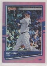 2020 Panini Donruss Back Variation Holo Pink Anthony Rizzo (Chi-Town) #132 02q0
