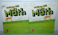 Mc Graw-Hill My Math Grade 4 Volume 1 &2 Student Edition 2018 Set FREE SHIPPING