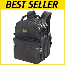 Ergonomic Tool Backpack with 75 Pockets and Heavy-Duty Zippers - for Easy Access