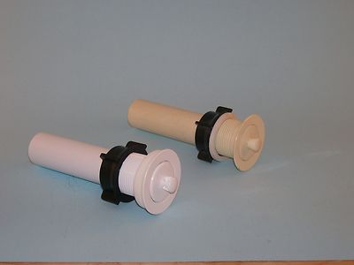 Mobile Home RV Marine Parts Bathroom Lav Sink Drain Bone Color Plastic