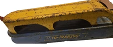Wyandotte Auto-Transporter Trailer Pressed Steel Blue And Yellow