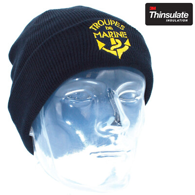 Hat Marine Troops Embroidered TDM Double Thinsulate Keeps Very Warm