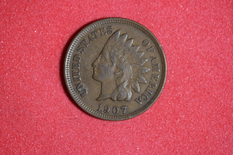 Estate Find 1907 - Indian Head Cent!!   #K53061