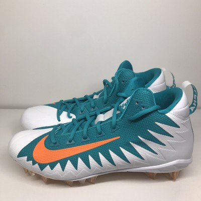 teal color football cleats