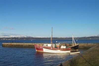 Foto 6x4 Fischerboote im Hafen Bo'ness Es sind viele Jahre her seit dem c2004