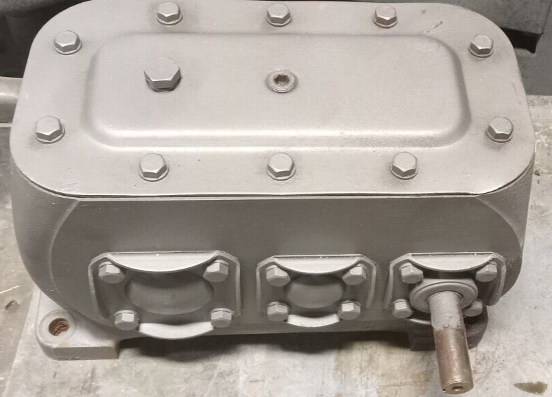 DORRIS 1209 DOUBLE REDUCTION BASE TYPE GEARBOX 8.3HP IN 1750 RPM IN 9.