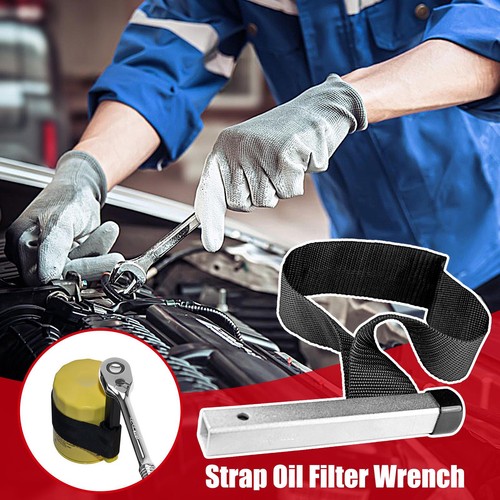 Heavy Duty Strap Wrench Oil Filter Strap Wrench 1/2in Drive Strap Filter - Picture 7 of 9