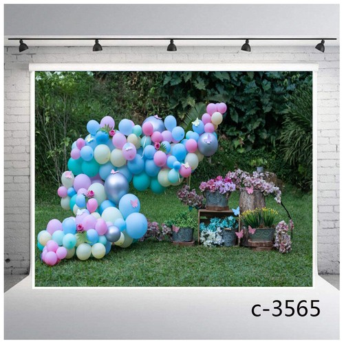 Globos Fotografía Fondo Estudio Fondo Para Fiesta Infantil Decoración de Cumpleaños - Imagen 27 de 57