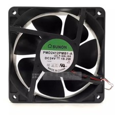 SUNON PMD2412PMB1-A 2 .GN 12038 DC24V 18.2W 2-Wire Inverter Cooling Fan