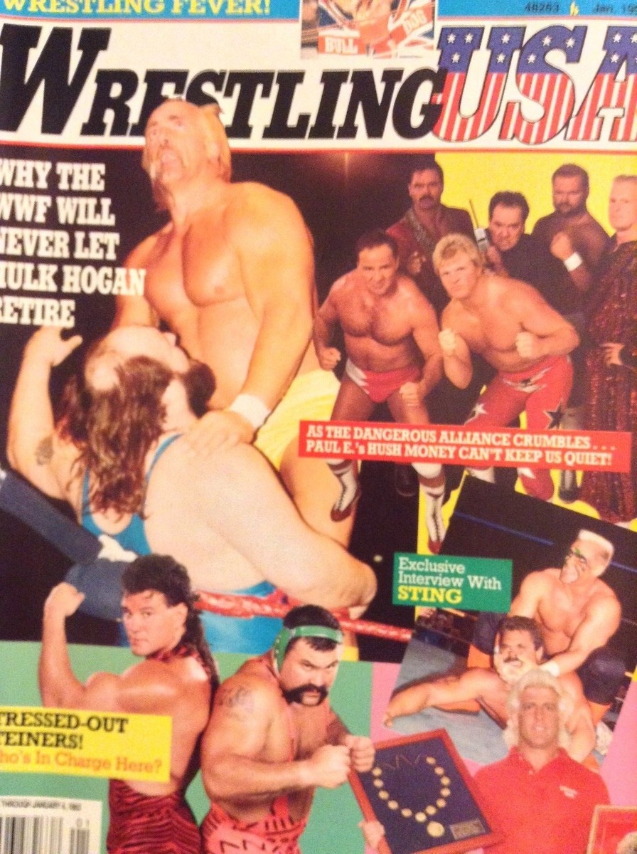 Wrestling USA Magazine Hulk Hogan Sting January 1993 041818nonrh