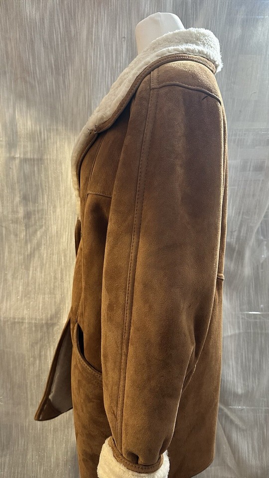 Vintage Women’s Brown Shearling Sheepskin Coat eBay